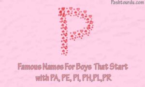 Names That Start with P for Boys